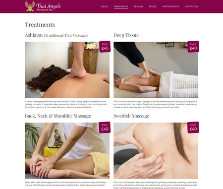 Thai Angels Treatments
