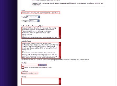 Existing Article in PHP Nuke Administration